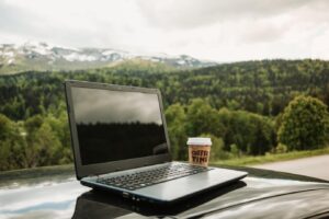 Laptop RV & Nature - Work Remotely